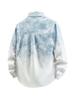 2025 Men's Loose Gradient Tie-Dye Long Sleeve Jacket, Plus Size Fashion Casual Coat