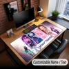 Custom Name Extended Mouse Pad,aespa Gaming Desk Mat For Home Office Desktop Decor