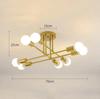 Nordic Iron Chandelier: Creative Small Ceiling Lamp for Living Room, Bedroom, or Restaurant