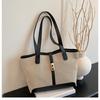 Women's Large Capacity Fashionable Crossbody & Tote Bag for Street Shopping and Commuting