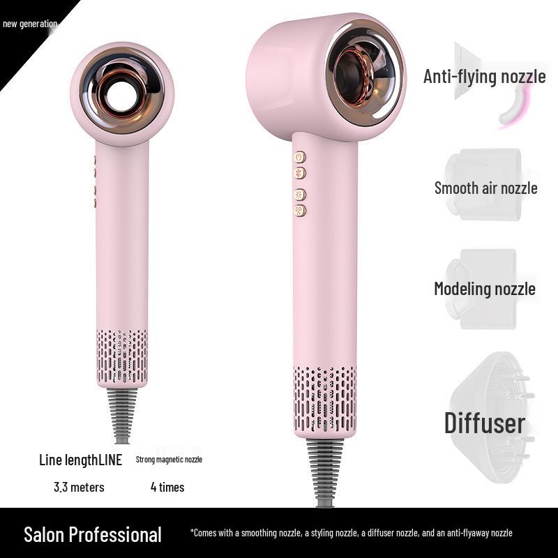 Professional High-Speed Ion Hair Dryer for Salon-Quality Care