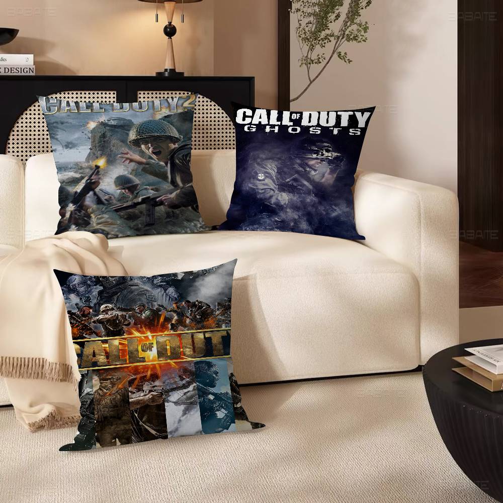 C-Call of Duty Pillowcase toon Gift Cushion Cover Bedroom Home Sofa Chair Seat Decor pillow case