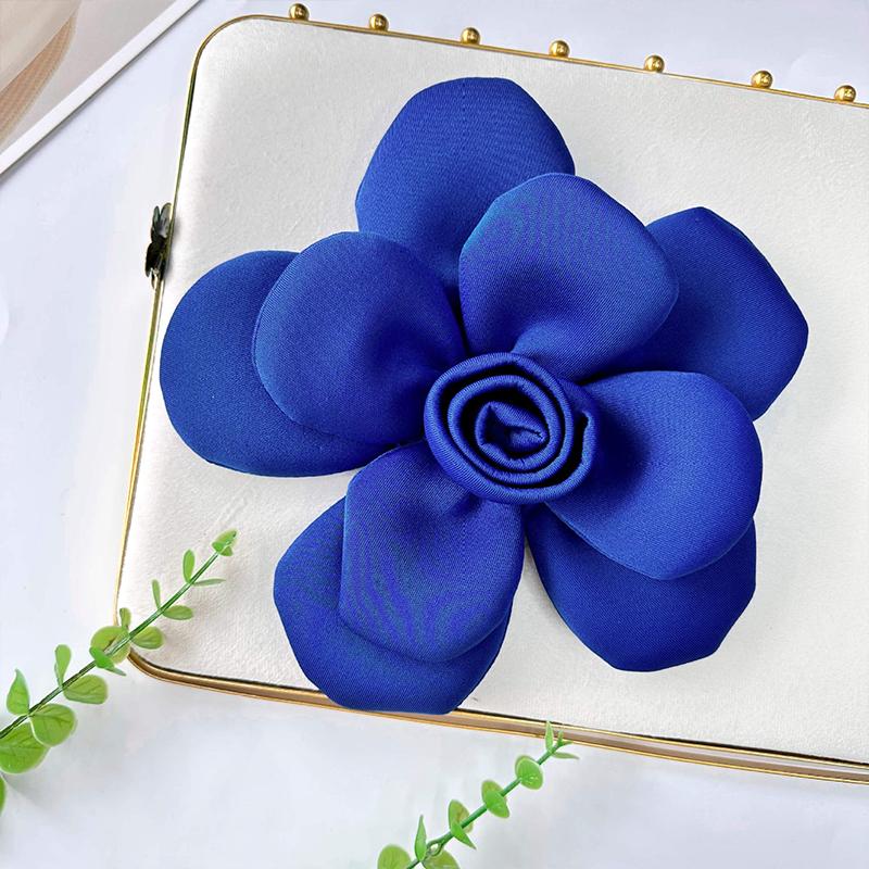 3D Flower Petal Applique Dress Garment Accessories Camellia Flower Patches Handmade Clothing Dress Decoration Corsage