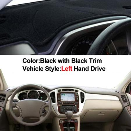 Car Dashboard Cover Dash Mat For Toyota Highlander 1st Gen XU20 2001 2002 2003 2004 2005 2006 2007 Auto Sun Shade Mat Pad Carpet