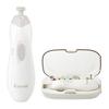 Baby and Mom Nail Care Premium Silky Premium Model with Glass File Set, White,