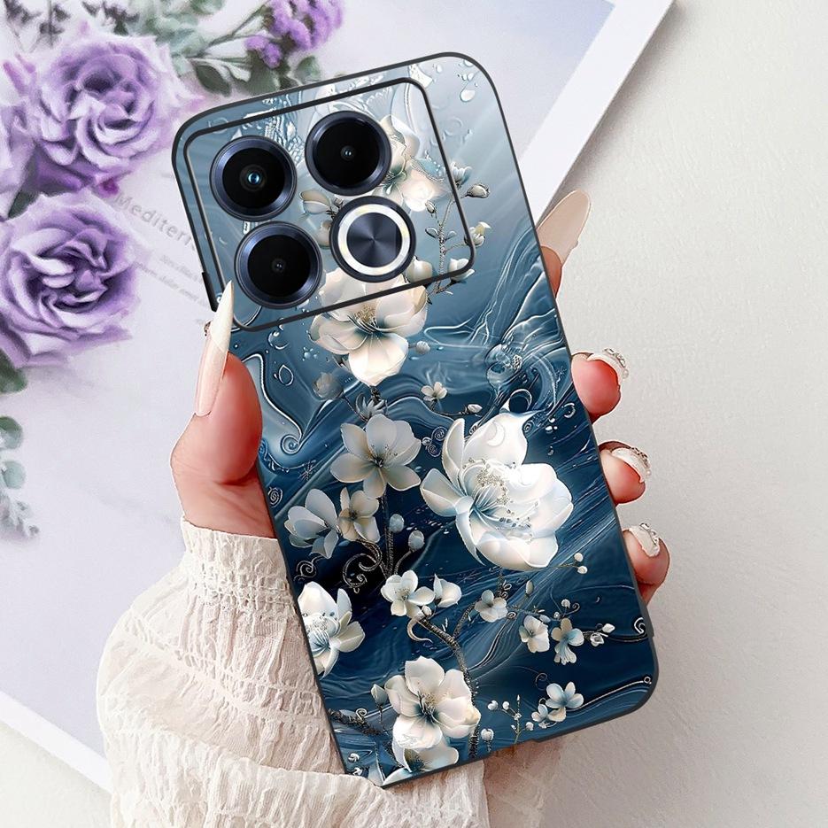 For Infinix Note 40 5G Case X6852 New Luxury Painted Cover Soft Silicone Phone Case For Infinix Note 40 Pro Plus Note40 4G Shell