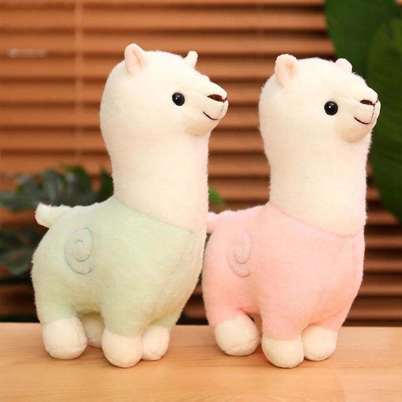 Simulation Alpaka Puppe Plüschtier *** Puppe Zoo Ausstellung Firma Kindergeschenk