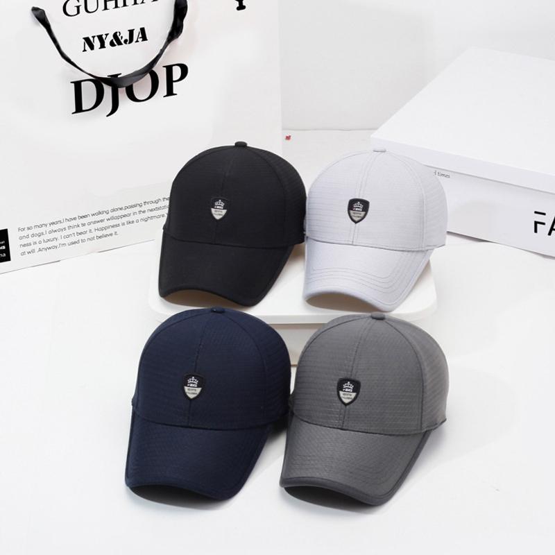 Middle-Aged Men's Cap Summer Breathable Cap Outdoor Sports Baseball Cap Sunshade Sunscreen Cap