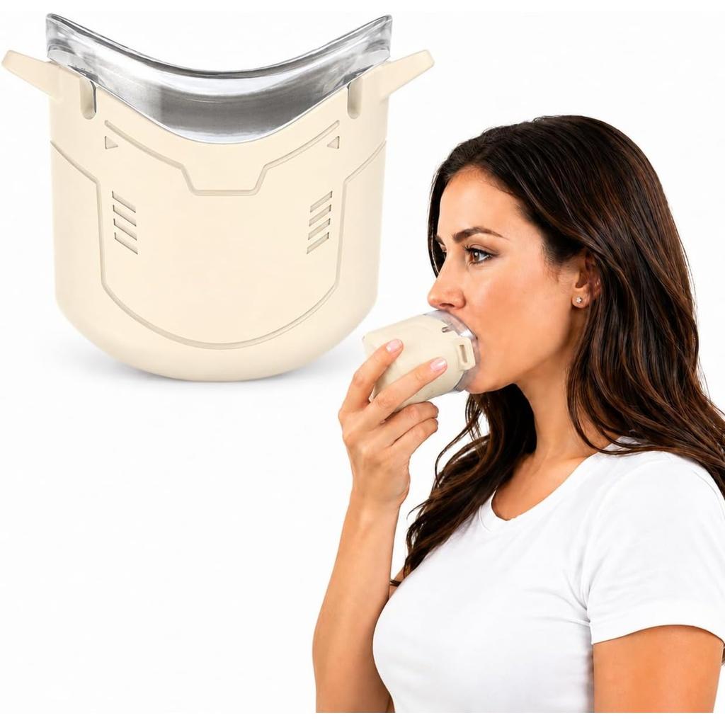 Vocal Dampener for Singers, Liquid Silicone Voice Dampener Mask, Portable Sound Dampening Device for Singing Practice, Warm-Ups, Speaking, Actors