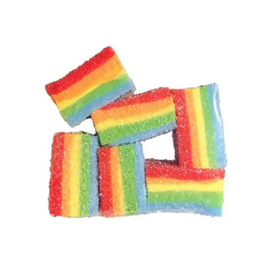 Sour Gummy Candy Strip Toy Slow Rising Stress Relief Colorful Sugar Stick Sensory