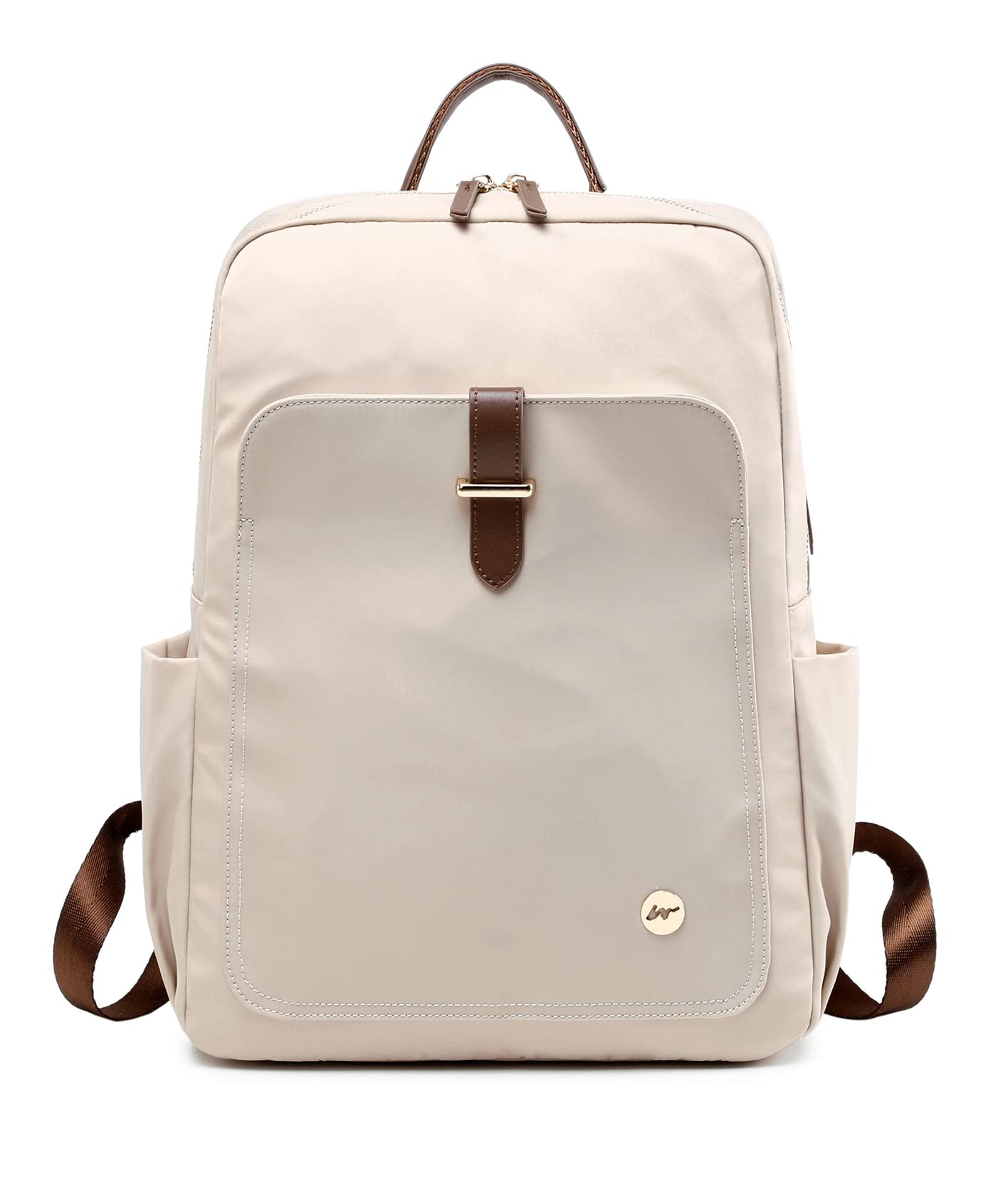 

Деловой 14-дюймовый рюкзак CC2304 CC-MAX для женщин, 15,6 дюйма, для ПК, компьютера, повседневный, формат A4, для поездок на работу, водоотталкивающий, легкий, для путешествий, абрикосовый