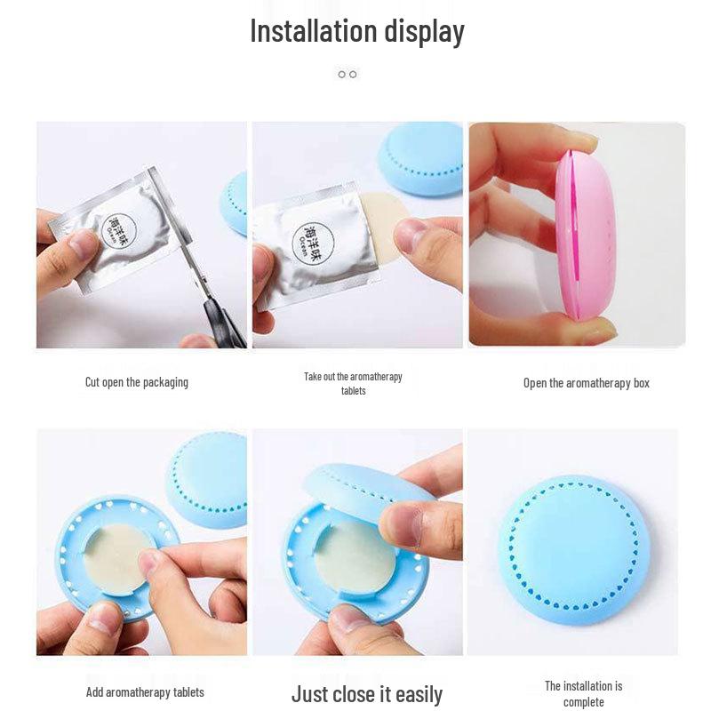 Sticky Solid Air Freshener for Bathroom, Bedroom, Car, Wardrobe, and Toilet Aromatherapy