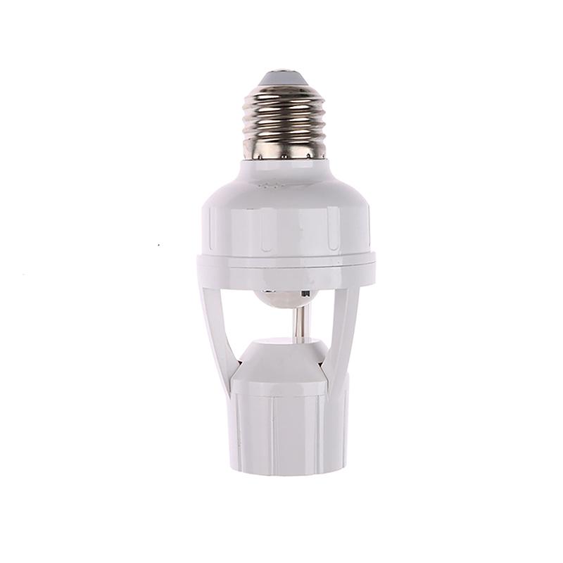 360 Degrees Human Induction Motion Sensor Lamp Socket Base Ac85-265V Delay Time Switch E27 Base Holder Socket Adapter