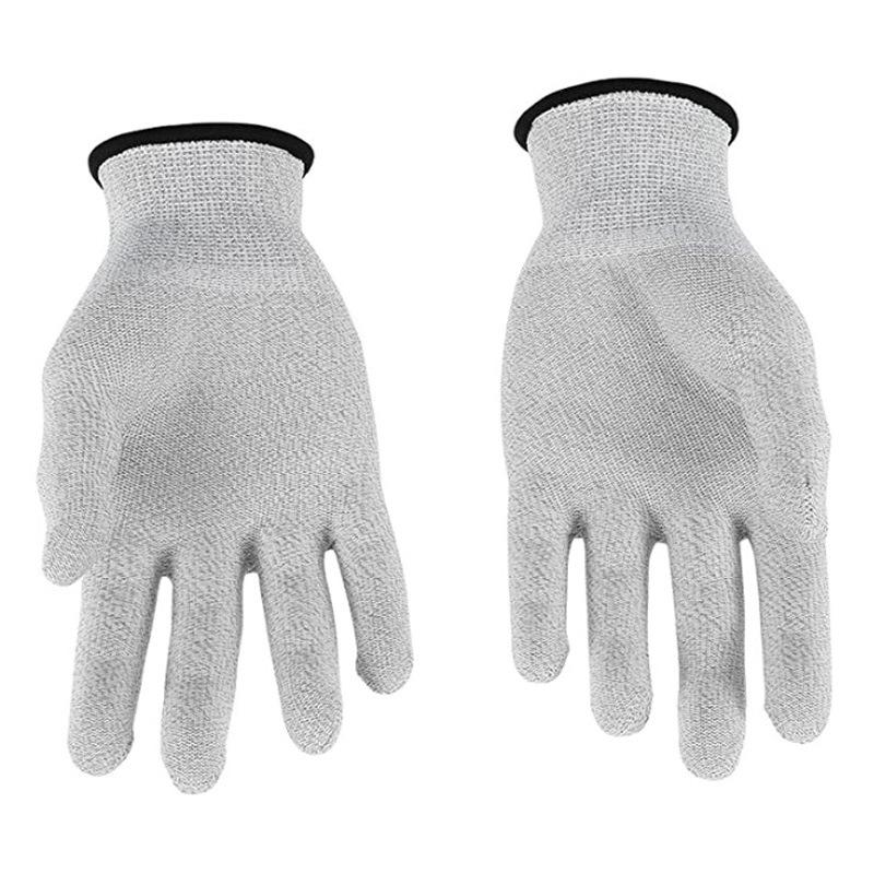 Portable EMS Pulse TENS Massage Gloves for Beauty and Physiotherapy