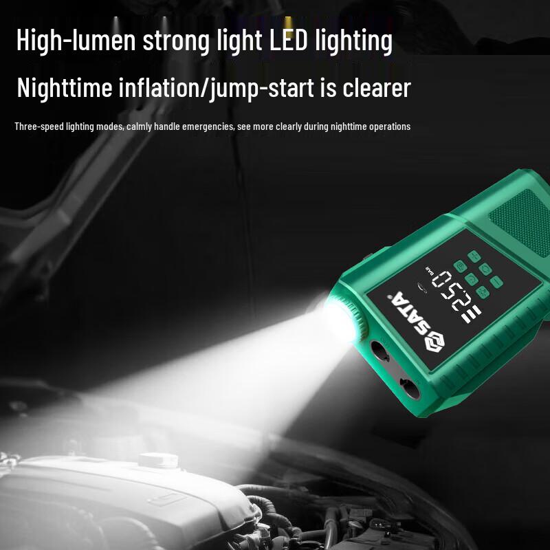 SATA D05114 Car Emergency Jump Starter & Air Pump