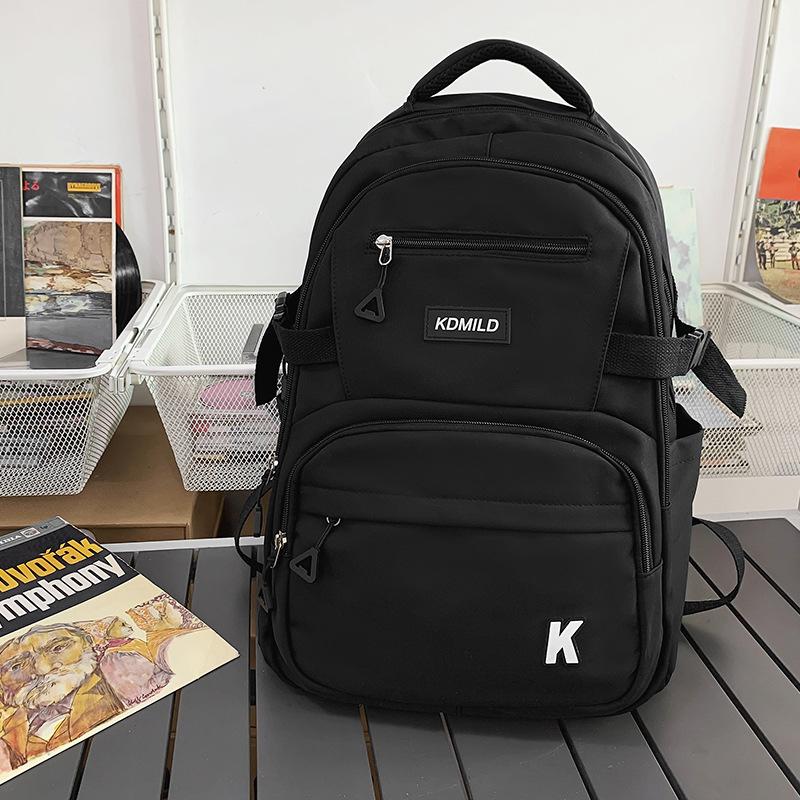 

Children s schoolbag Elementary school students Junior high school girls Boys splicing high school backpack