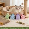 3/6pcs Mini Cute Turtle Plush Toys, Soft Fabric, Interactive Boredom & Exercise Game, Small Breed Pet Supplies, Pet Toys