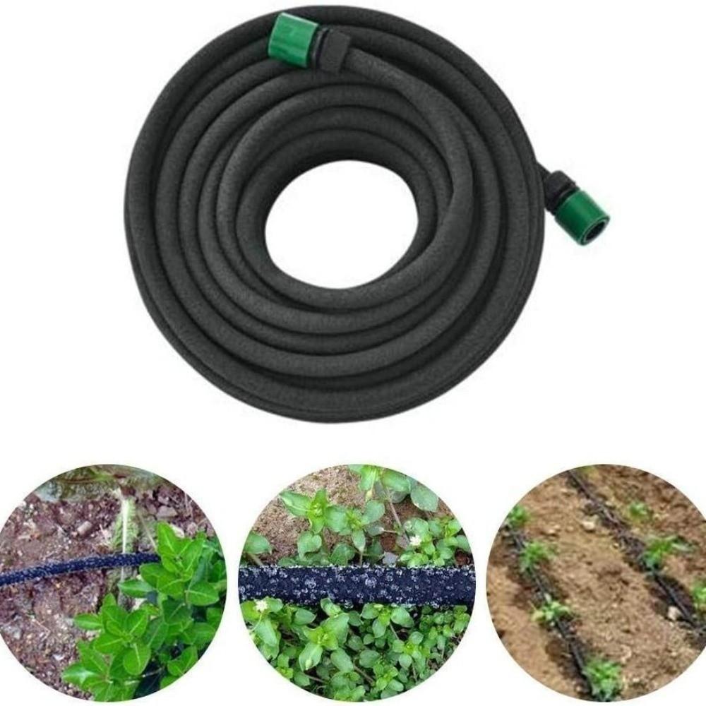 Quick Connect Porous Soak Hose Anti-Aging Permeable Pipe Micro Drip Irrigation Hose  Lawn Watering