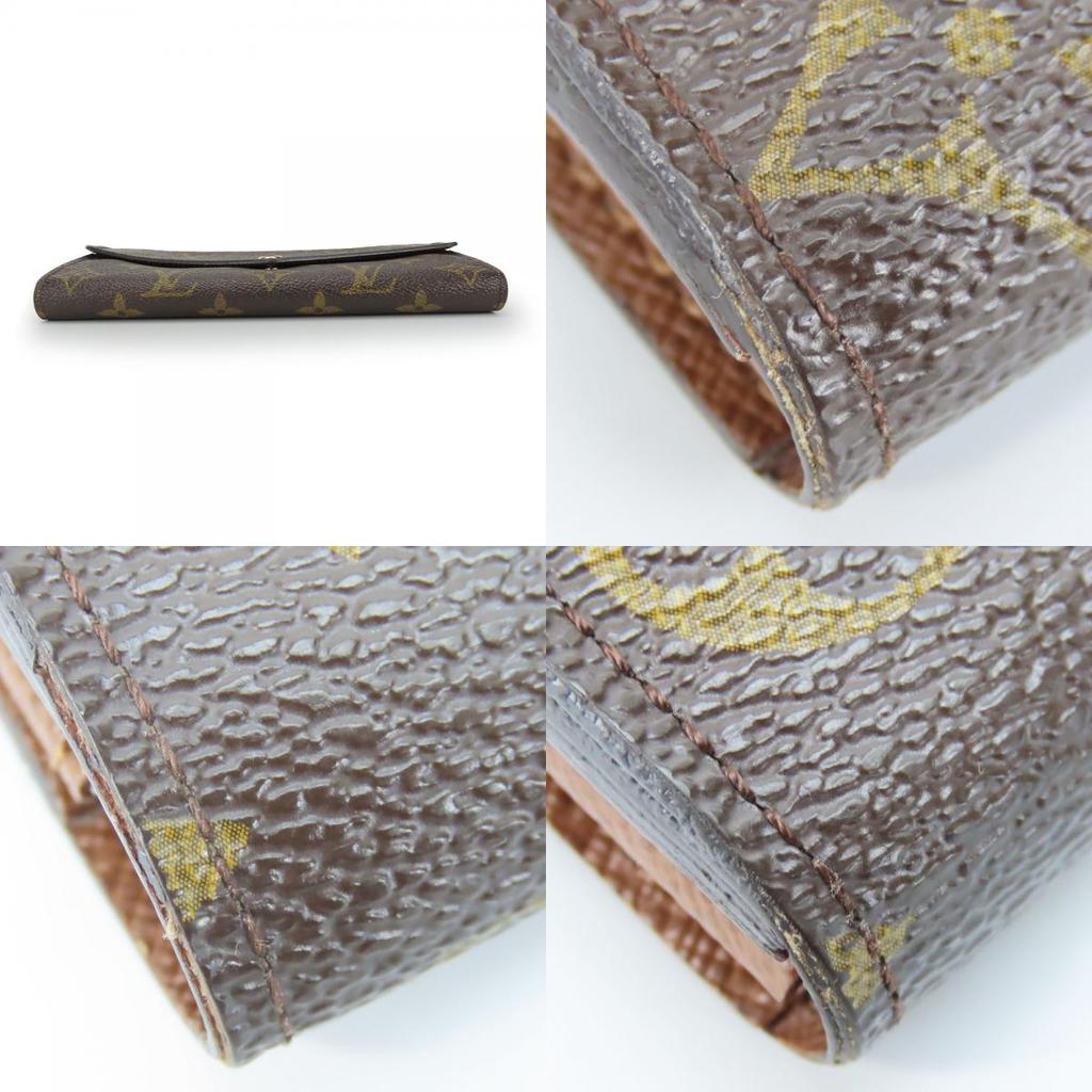 Used LOUIS VUITTON Purse Portefeuille Sara M60531 Monogram Brown Bifold Wallet