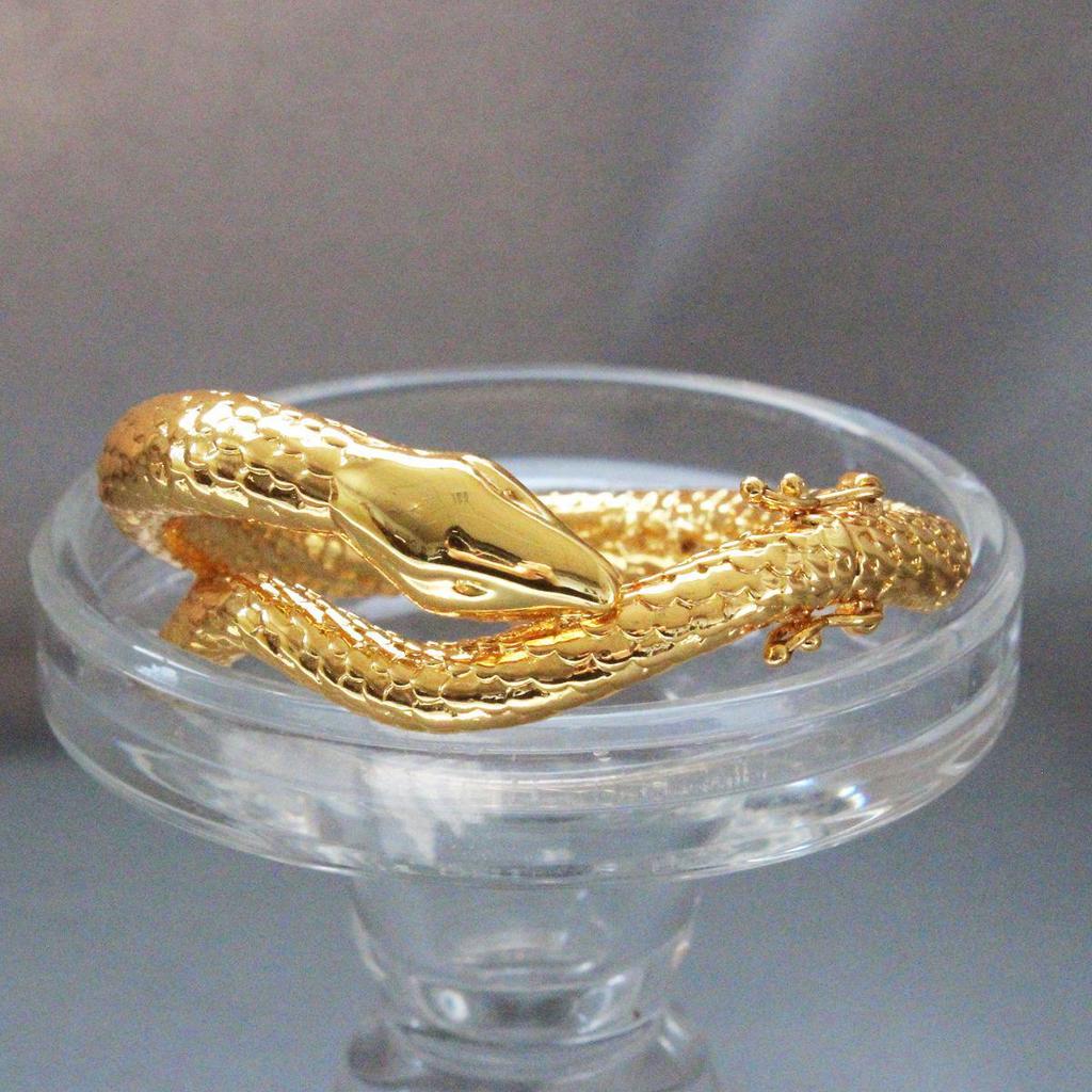 Französisches AB Stil Jahr der Schlange Armband: Retro, Vielseitig, High-End-Mode mit Schlangenmuster