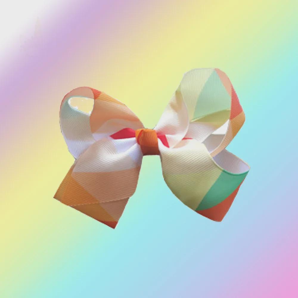 European and American Children's Handmade Bow Hairpin for Parties and Stage Performances