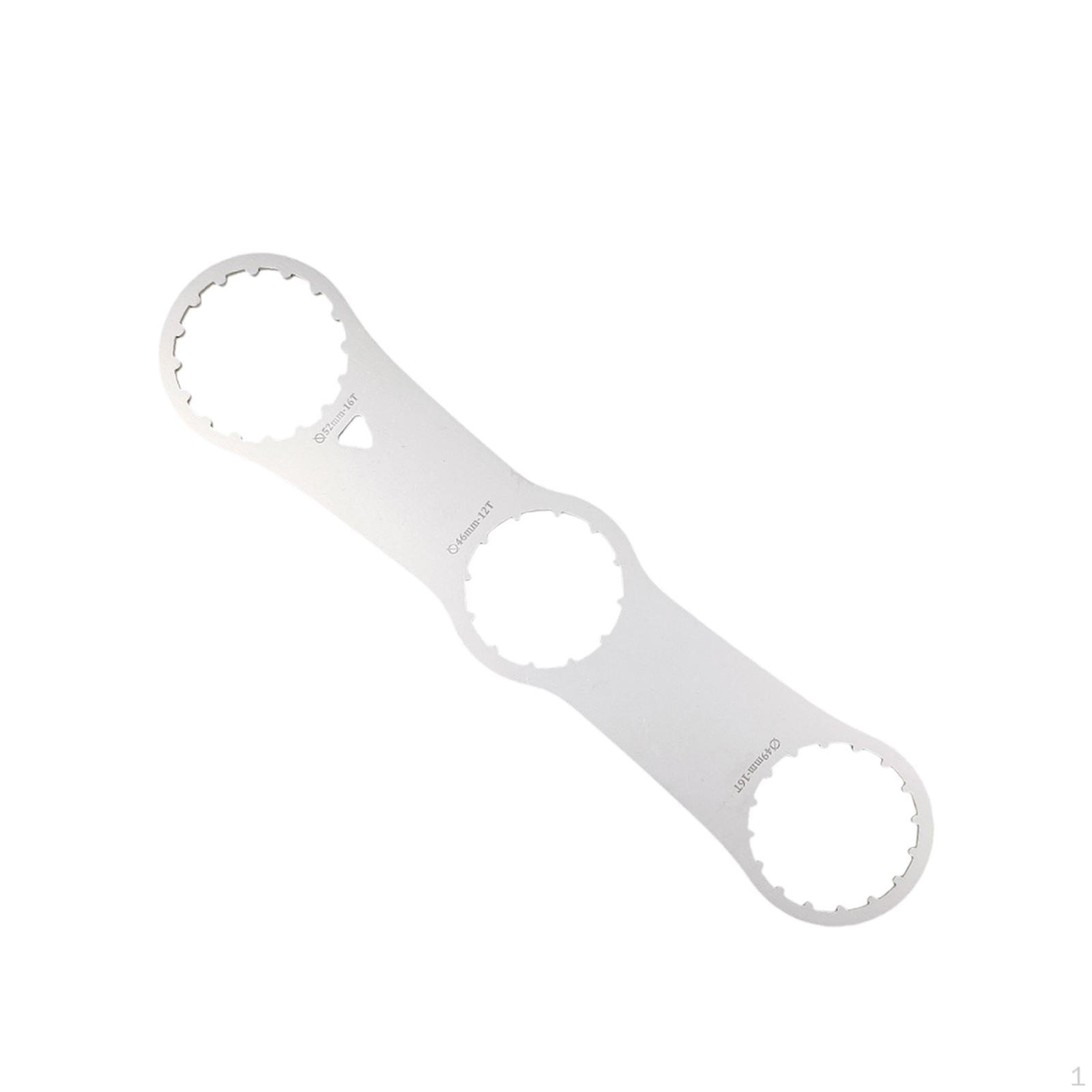 

Инструмент велосипедный ключ для каретки для регулировки каретки, компактный гаечный ключ BMX и горные велосипеды 16 Notches