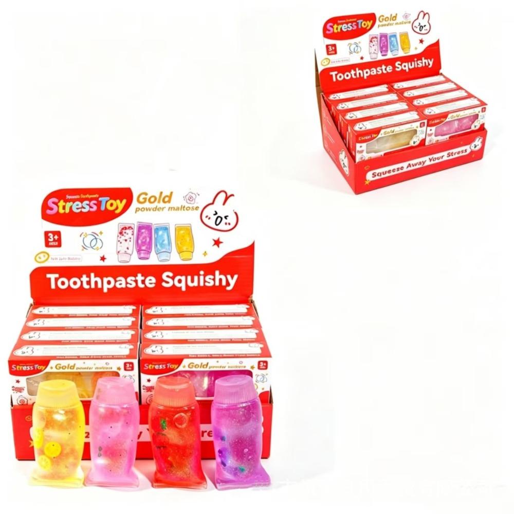 Shapeable Toothpaste Squishy Toy Soft Elastic Sensory Fidget Ball Birthday Gifts