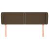 Kopfteil - Maison Exclusive - Ohren - Dunkelbraun - 147x23x78/88 cm