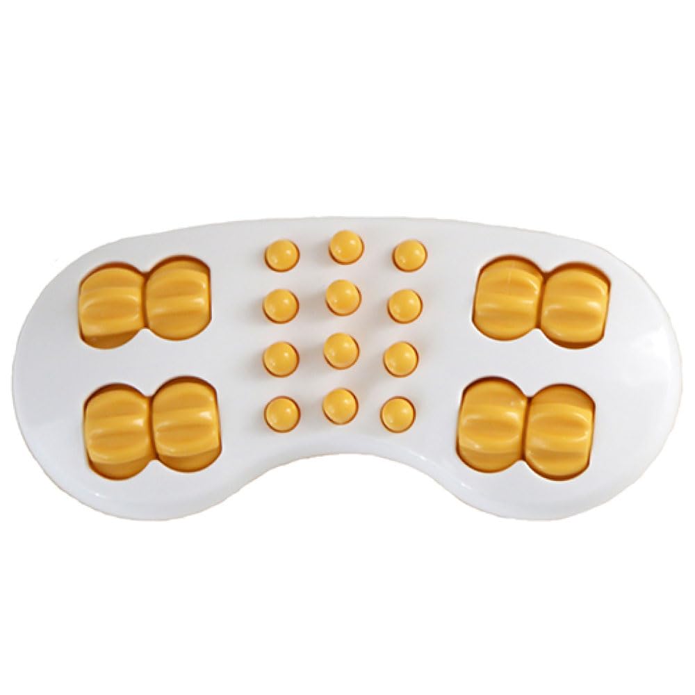 

Acupressure Yellow Wide x High x Made in Japan with Green Massager for Foot and Lightweight for Soles of the and Neck &NE Roller, Beige, 19.3cm 8.8cm