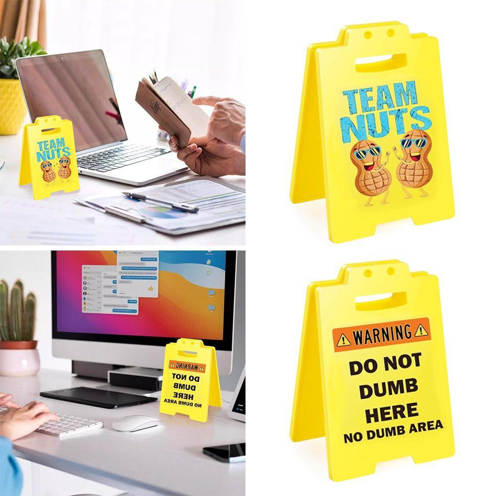 Yellow Funny Office Decor Acrylic Office Decorations Durable Office Signage  for Home Decor