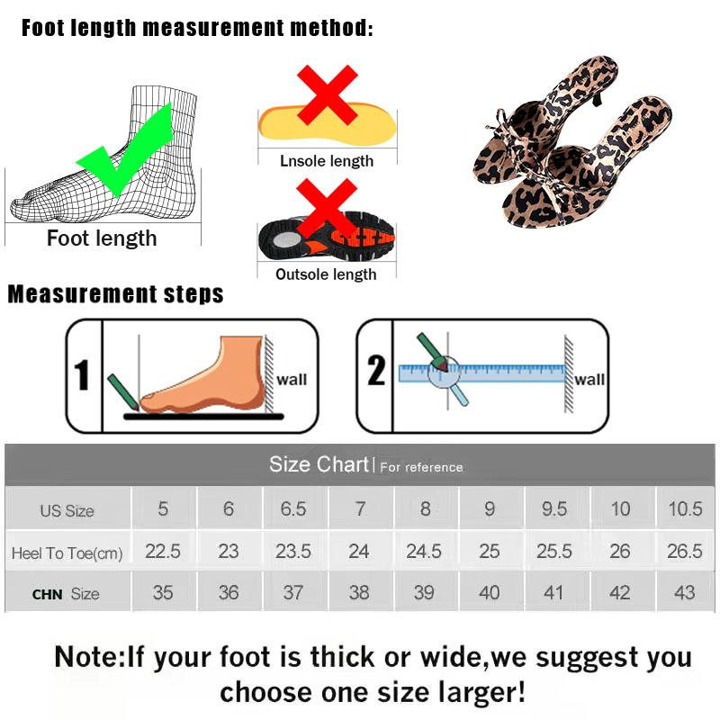 Fashion Fashion Leopard Print Ladies Pumps Slides Thin Heels Shoes 2024 New Female Butterfly-Knot Peep Toe Footwear Women Heels Shoes