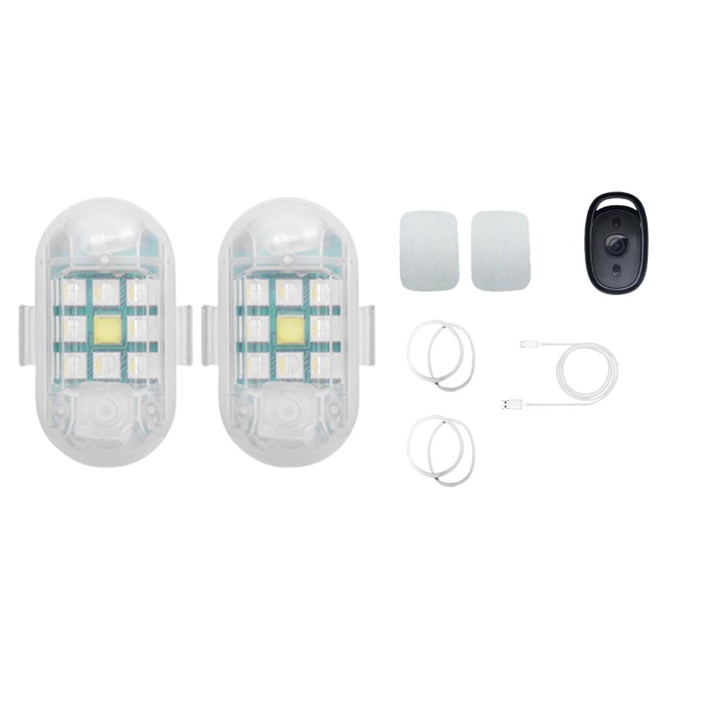 

2.4G Wireless LED Strobe Light 9 Lamp Beads Remote Control Mini Signal Lamp Waterproof USB Rechargeable for Car Bicycle RC Drone