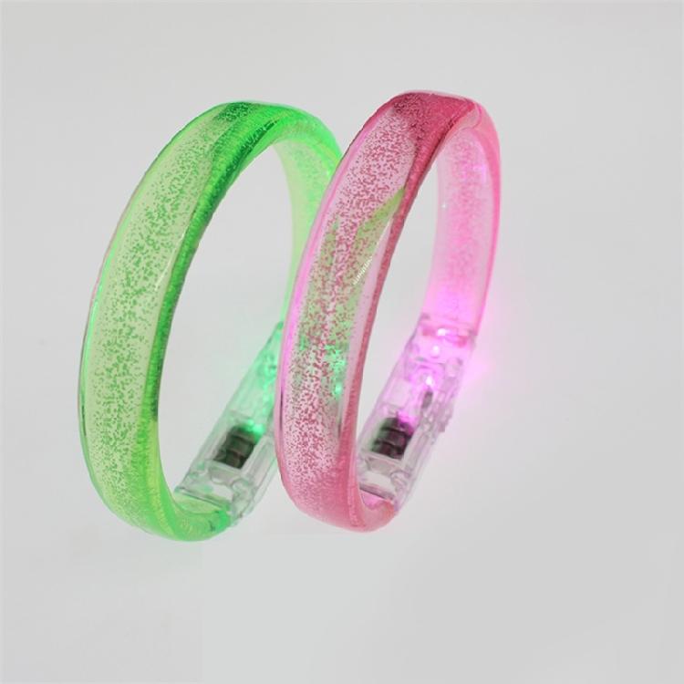 6pcs Colorful Light Up Party Glowing Bracelets Stylish Plastic LED Wristbands Birthday Party Wrist Bands Ornament