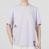 PUMA Loose-Fit Crew Neck T-Shirt Unisex Tops Light-Purple 677382-17