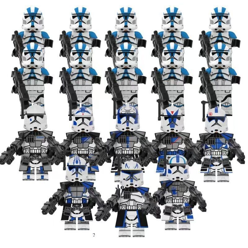 Children's Building Block Toy: Multi-Model Assembly Set of Combat Robot Soldiers – Educational Gift