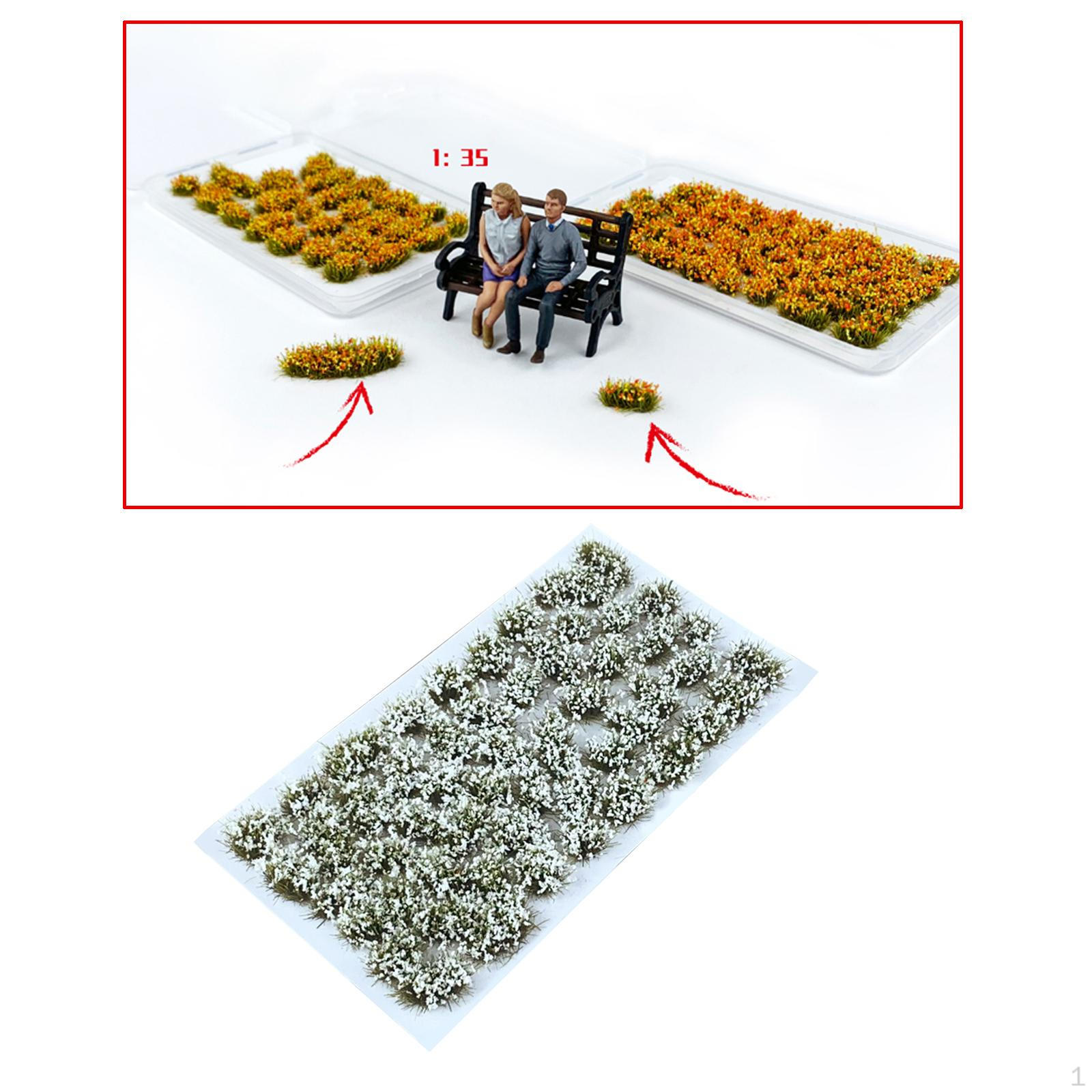 Искусственный DIY миниатюрный цветочный кластер травяные пучки модель для архитектурного здания