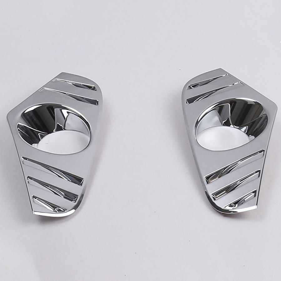 Chrome Front Fog Light Cover Lamp Trims For Toyota RAV4 2019-2020 Accessories
