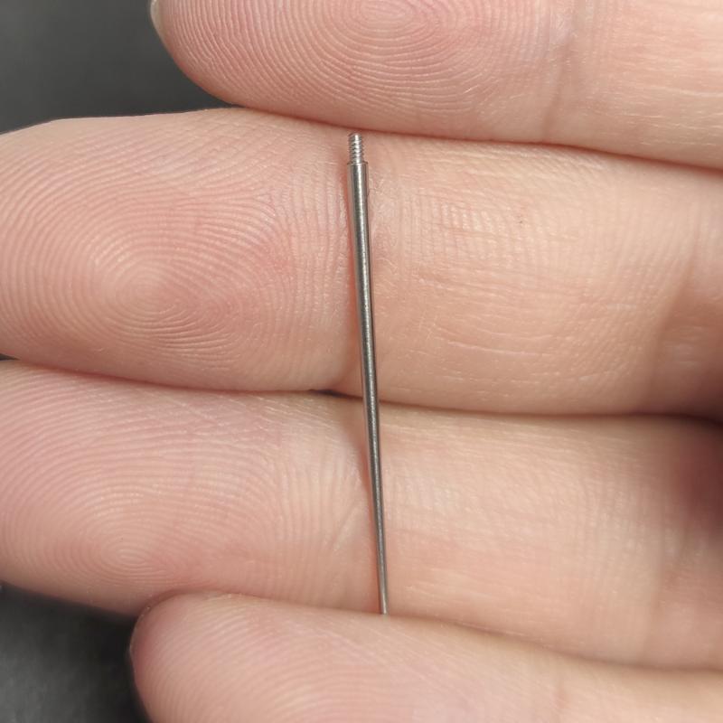 10Pcs Stainless Steel Piercing Jewelry Guide Needle Internal Thread Insertion Needle Auxiliary Body Piercing Tool Jewelry Tool