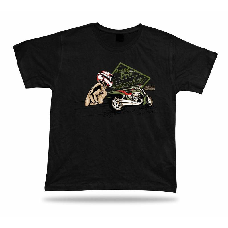 Tshirt Tee Shirt Birthday Gift Idea Super Bike Rider Sport Race Motorcycle Retro