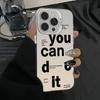 Letter English Applicable Apple 16Pro Mobile Phone Case iPhone15 Color Silver 1413 Laser 12promax11xsm