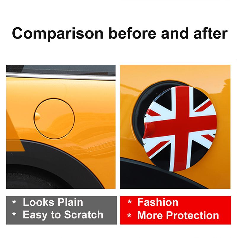 Brand New Plastic Union Jack Car Fuel Tank Cap Cover Sticker for Mini Cooper S JCW R55 R56 Car Exterior Parts Car Accessories