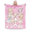 Magical doReMi Girl Cartoon Blanket Lightweight Thin Fleece Comfortable Gift Throw Blanket Rug Piece