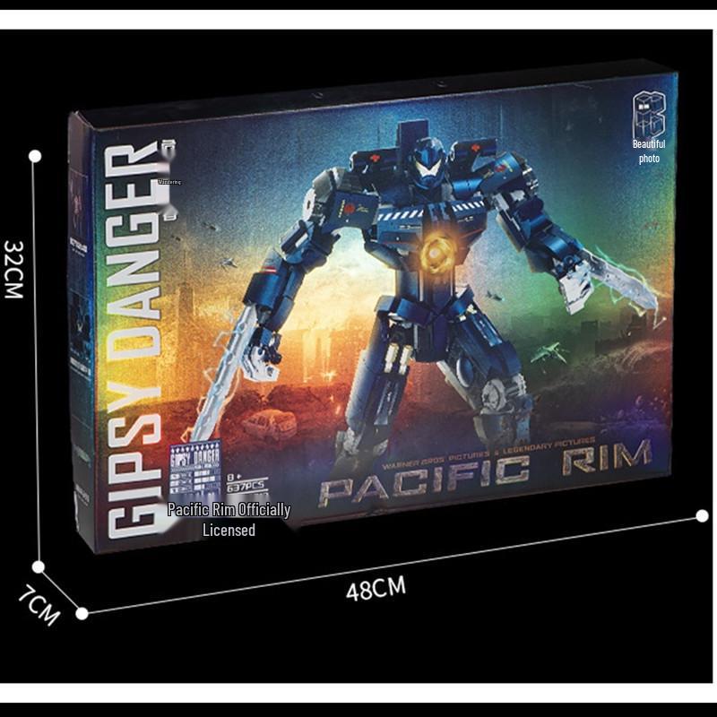 Genuine Pacific Rim Gipsy Danger Mecha Building Blocks Toy Compatible with Other Sets