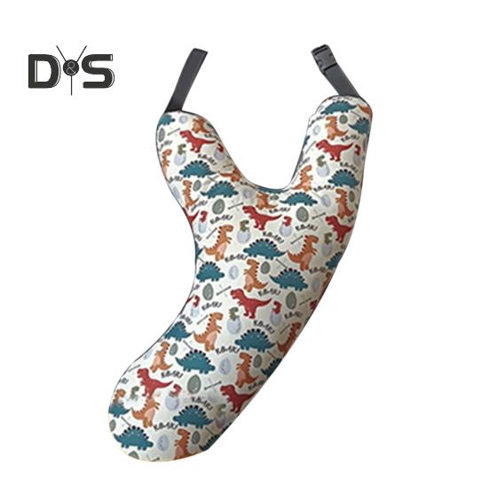 

Подушка для путешествий в автомобиле, поддержка головы и тела во время сна для взрослых и детей, мягкая подушка для шеи на заднее сиденье автомобиля для дальних поездок на автомобиле Dinosaur