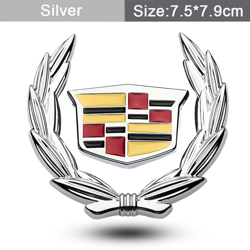 Car Body Fender Side Emblem Window Trunk Decorative Sticker for Cadillac ATS BLS CT6 CTS SLS XT4 XT5 STS Escalade Deville DTS