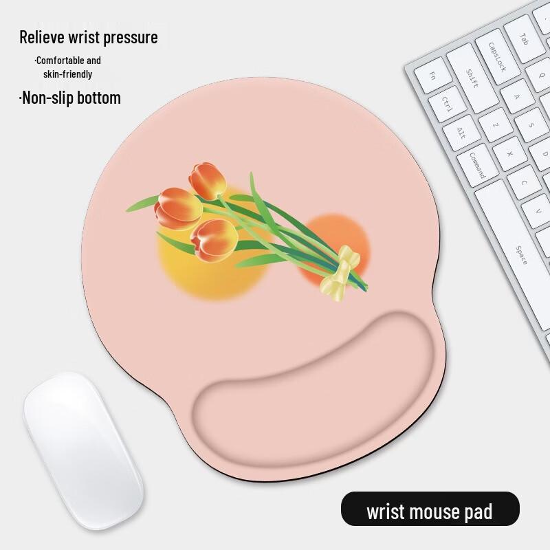 Fumede Ergonomic Silicone Mouse Pad with Wrist Rest