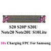10pcs Charging Connector FPC For Samsung S25 S24 S23 S26 A15 A12 A72 A73 A05S A51 A71 A54  Motherboard FPC Connector 78Pin