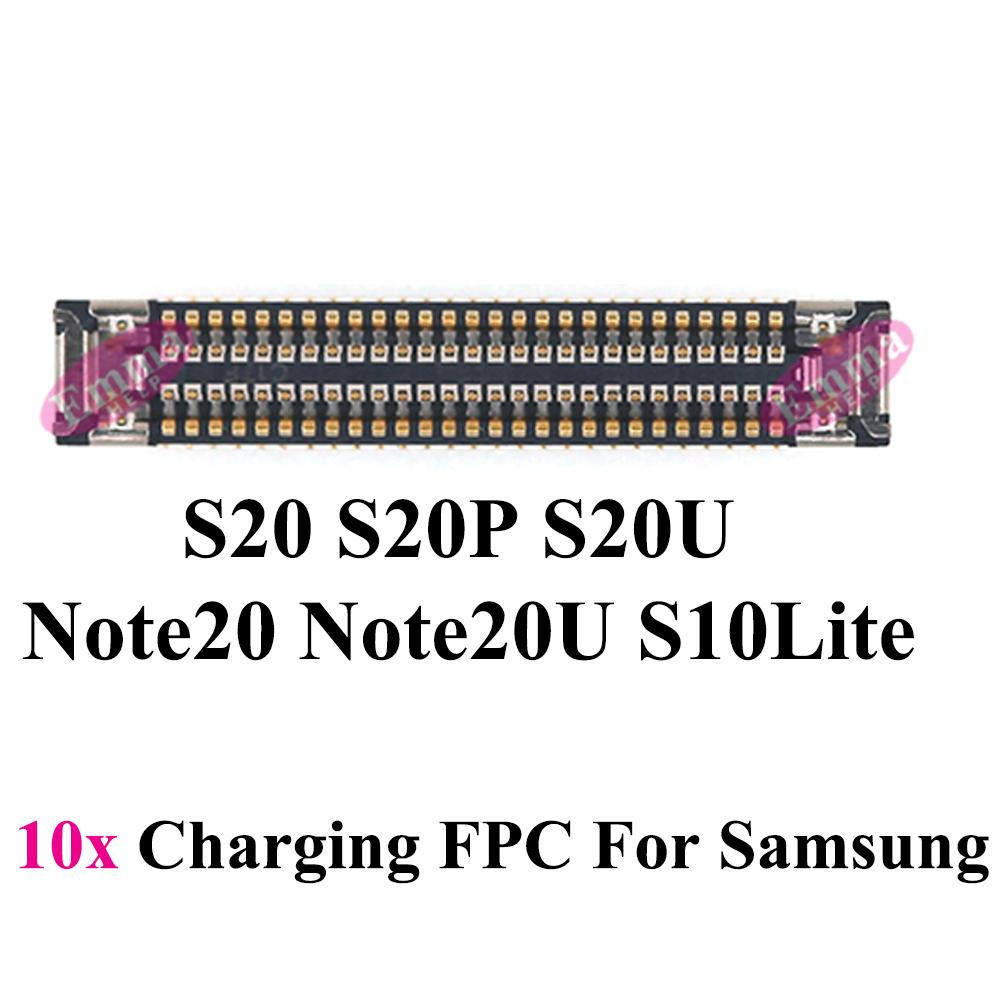 10pcs Charging Connector FPC For Samsung S25 S24 S23 S26 A15 A12 A72 A73 A05S A51 A71 A54 Motherboard FPC Connector 78Pin