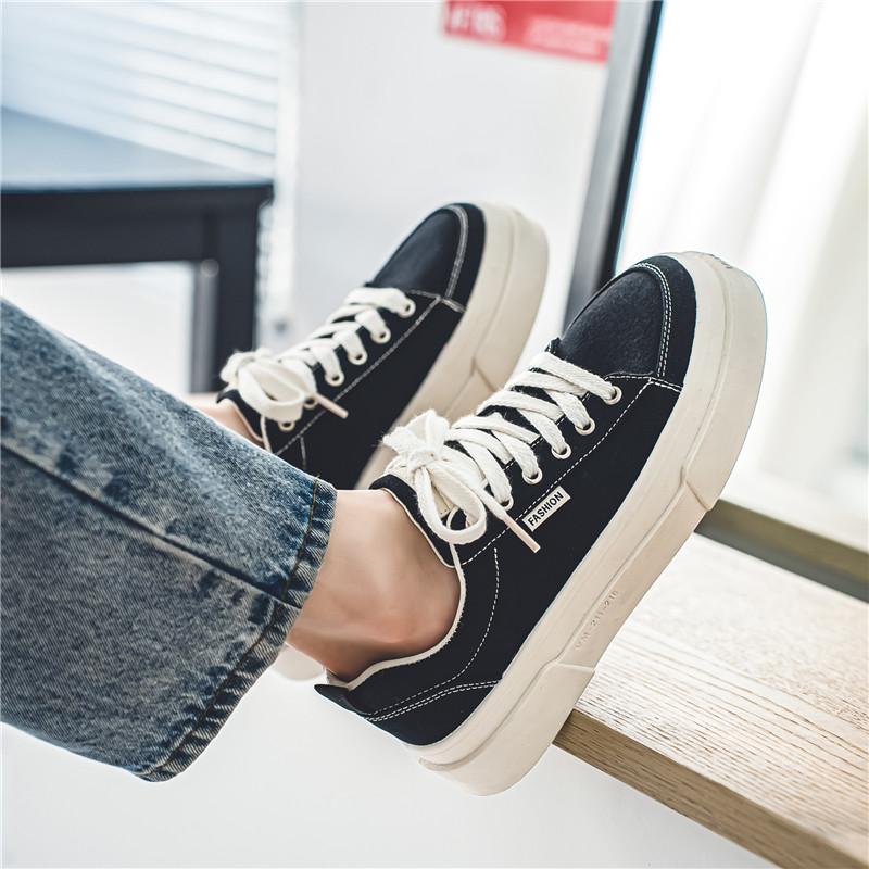 Herren Freizeitschuhe Vier Jahreszeiten Mode Leinwand Skateboarden Studenten Bequeme Sneaker Jungen Trendig Weiche Sohle Atmungsaktive Schuhe