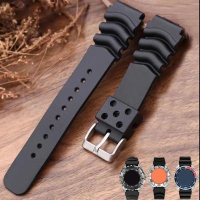 Duiken Hars Horlogeband voor Seiko Silicone Waterdicht Zacht Rubber Polsband 18/20/22mm Heren Sport Armband Accessoire
